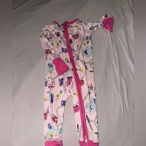 Little Sleepies Pink Trim
